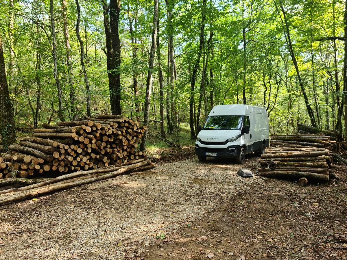 Bois stockés